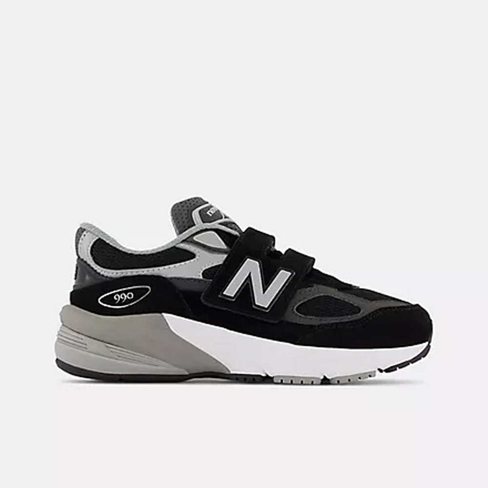 NEW BALANCE 休閒鞋 運動鞋 990系列 中童 大童 童鞋 PV990BK6-W 黑色