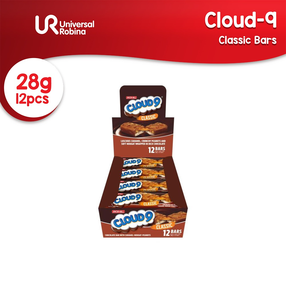 菲律賓 Cloud 9 焦糖 花生 巧克力棒 28g*12入 牛軋糖 chocolate bar