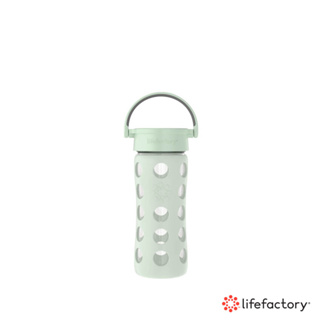 【lifefactory】淡綠色 玻璃水瓶平口350ml(CLAN-350R-LGR)