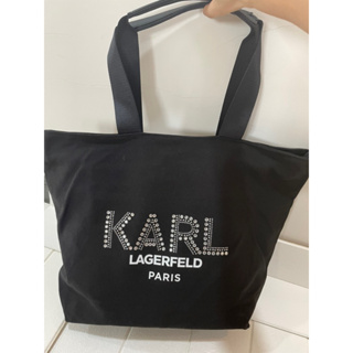 KARL Lagerfeld 卡爾 老佛爺 帆布包 托特包 肩背包 購物包 手提包