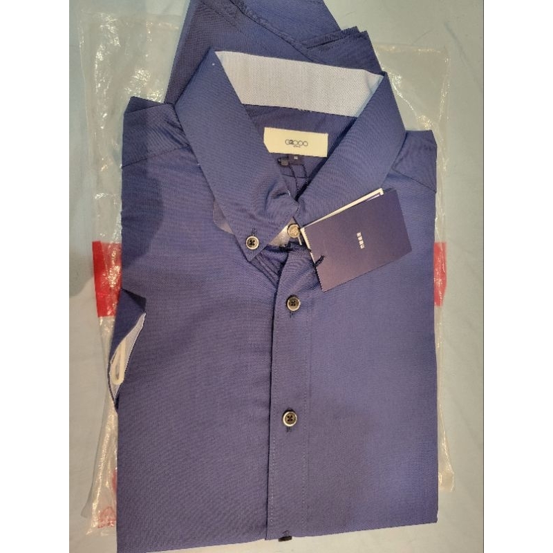 520降價中✨G2000男仕藍色短袖襯衫（全新🍓三折出清）15號