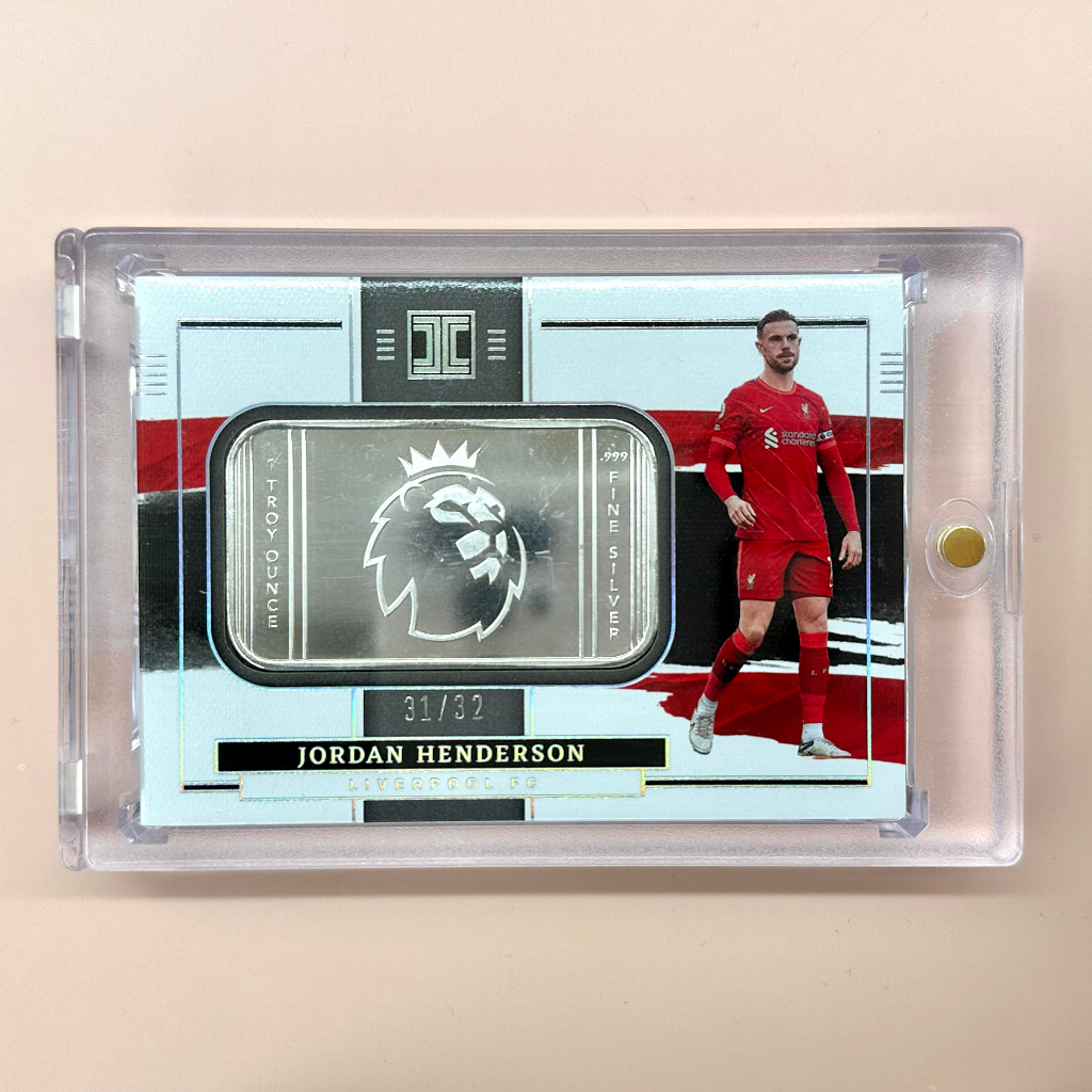 Jordan Henderson /32 2021-22 Impeccable 1 Troy Ounce Silver