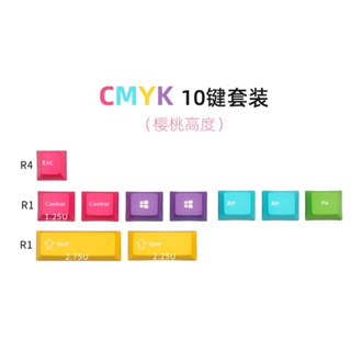 EPBT ENJOYPBT CMYK 10 PBT CHERRY 櫻桃高度 原廠高度