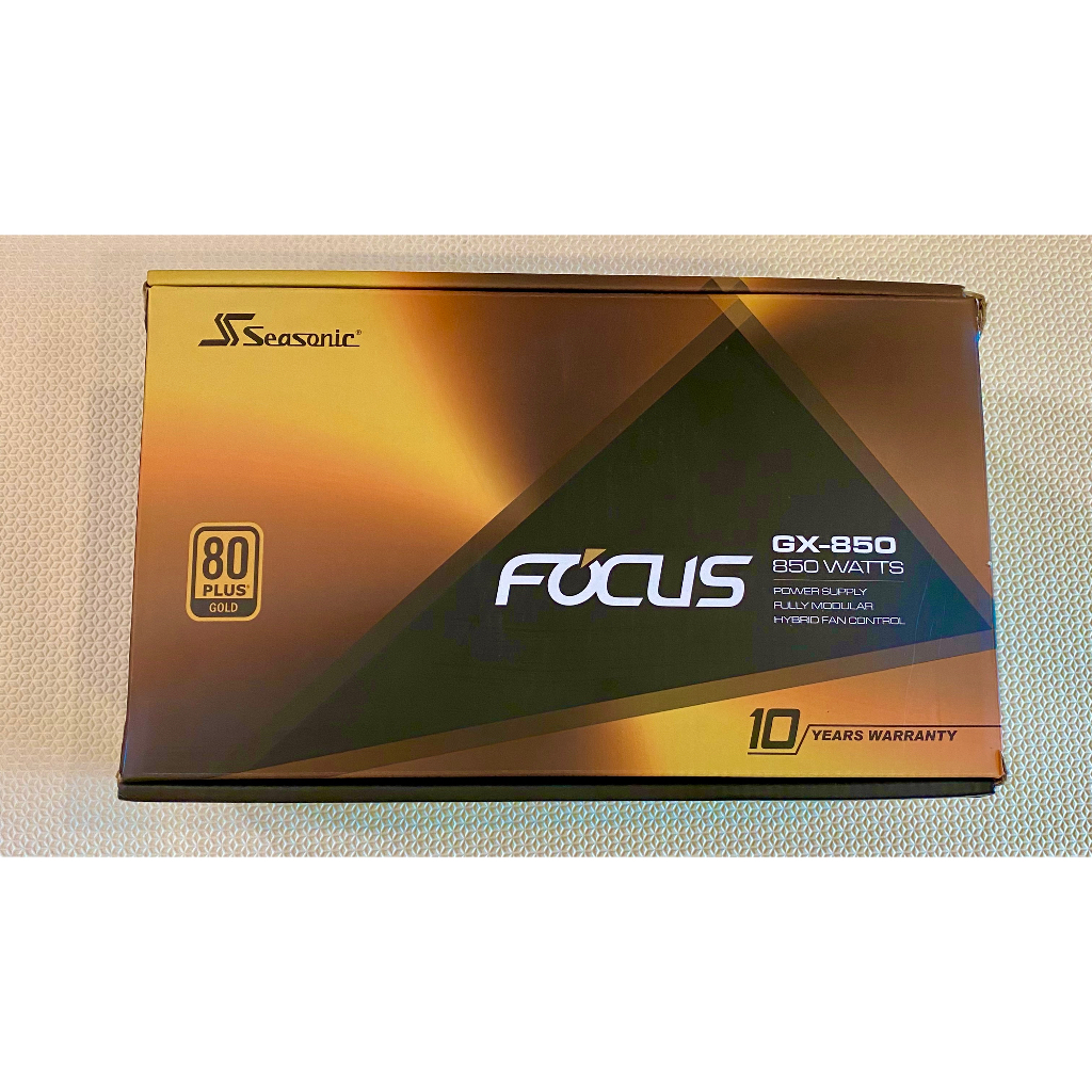 (二手) Seasonic 海韻 Focus GX 850 80 plus Gold 金牌 全模組