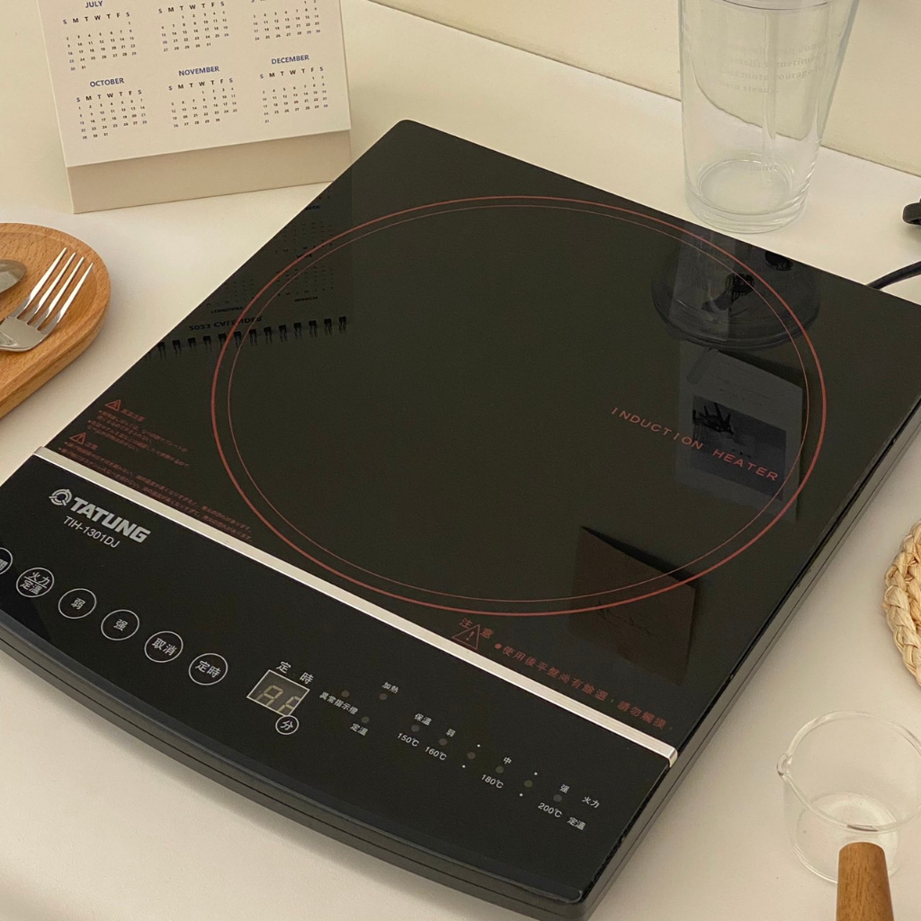 福利品 大同微晶電磁爐 TIH-1301DJ 可定溫 電子爐 智慧觸控 蒸煮火鍋炒菜一體機 速熱 觸控式 實拍圖 現貨