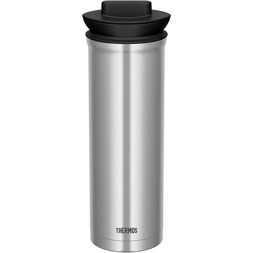 日本 新款 THERMOS 膳魔師 TTD-1000 不鏽鋼真空保溫瓶 泡茶杯 附茶濾網 1000ml 1L 不鏽鋼黑色