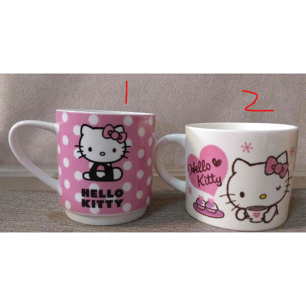 【Hello Kitty馬克杯】-Kitty貓 蝴蝶結 下午茶馬克杯