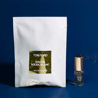 Tom Ford 私人調香系列 夏日沙灘 清新版 Soleil Blanc 淡香水 3mL 滾珠瓶 試管香水