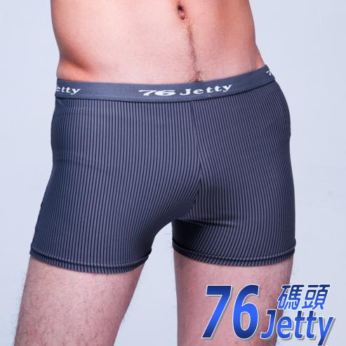 【76碼頭】76Jetty 淺條紋優質男平口內褲(7602)tactel面料 舒適 美感 透氣 魅力