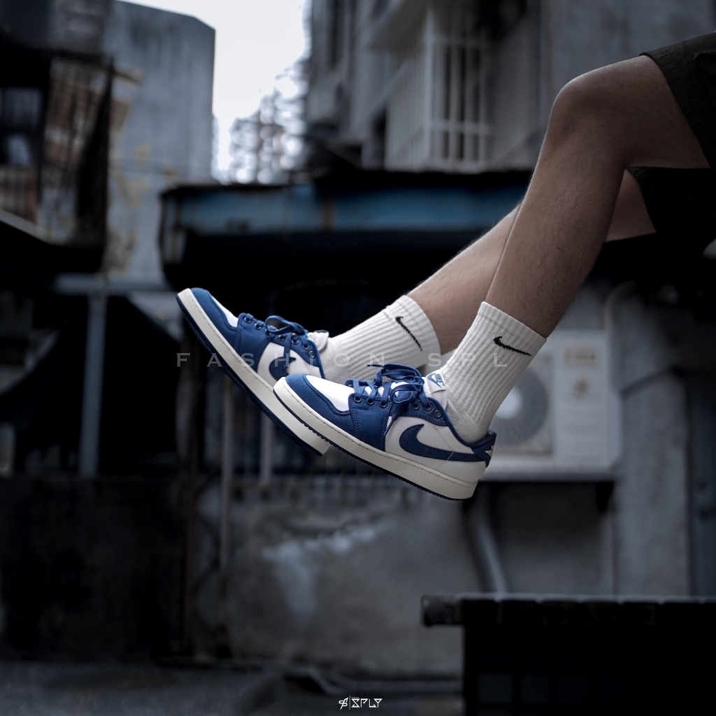 【Fashion SPLY】Air Jordan1 KO Low Dark Royal Blue寶藍DX4981-103