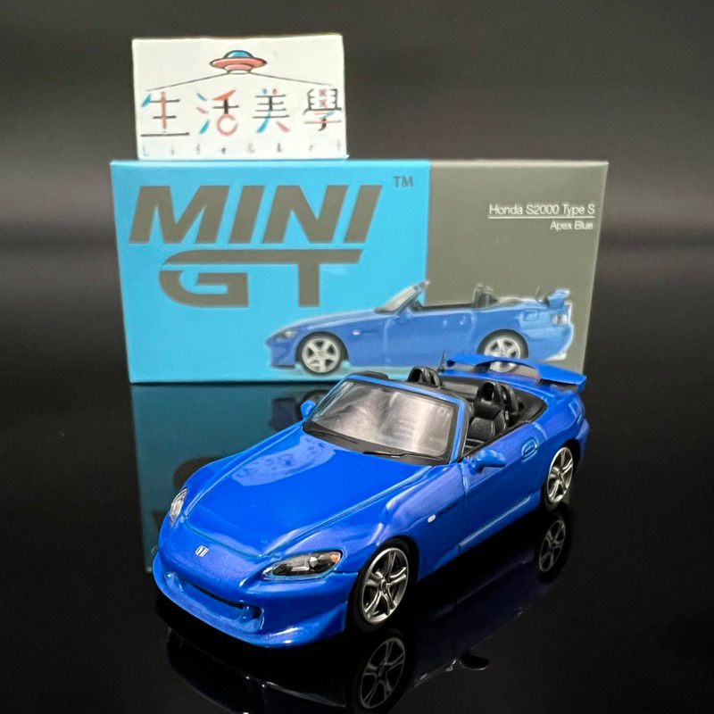 【生活美學】👏 全新現貨秒出1/64 Mini GT Honda S2000 Type S #376 本田 敞篷 模型車