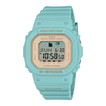 【柏儷鐘錶】CASIO G-shock 電子錶 潮汐錶 馬卡龍綠 GLX-S5600-3