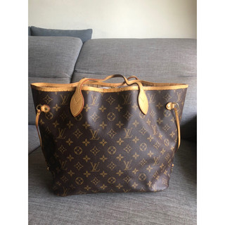 lv neverfull MM老花中號