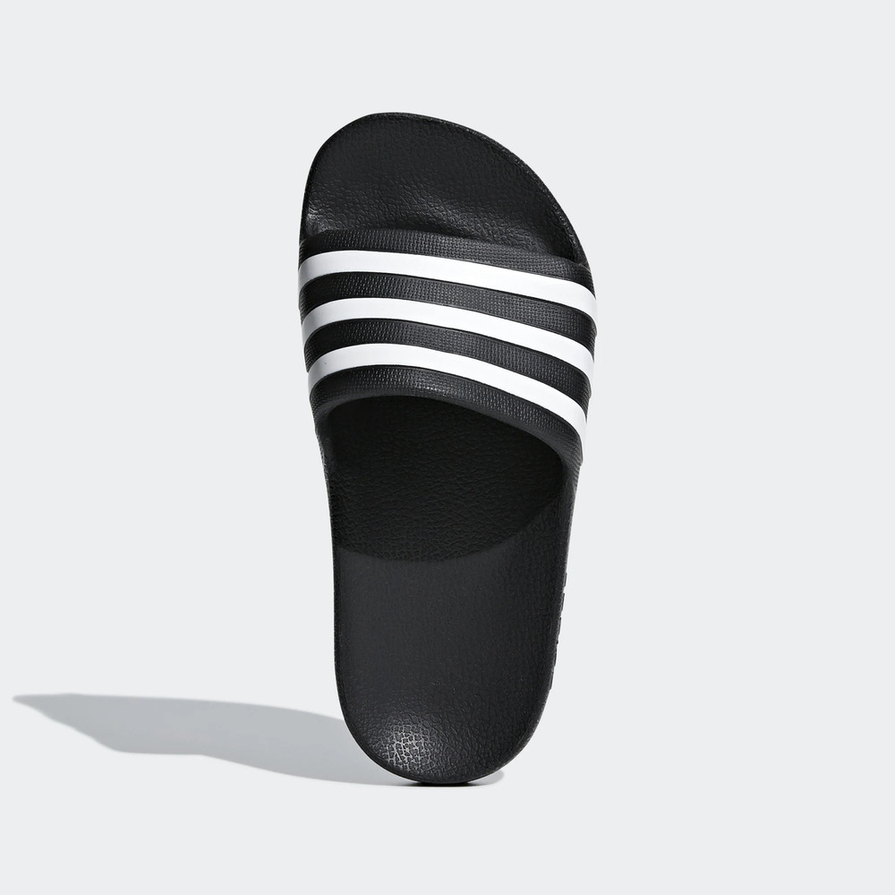 Adidas Adilette Aqua K大童鞋 涼鞋 拖鞋 休閒 舒適 輕量 游泳防水  愛迪達 黑白 F35556