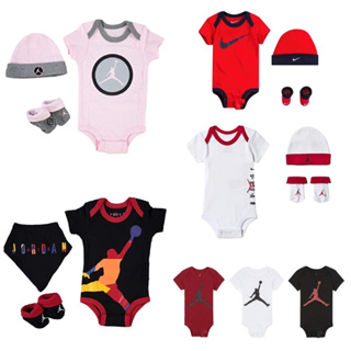 【現貨。全新正品】🇺🇸美國童裝 Nike Jordan 喬丹球衣禮盒 包屁衣套裝 彌月 寶寶 男寶 女寶