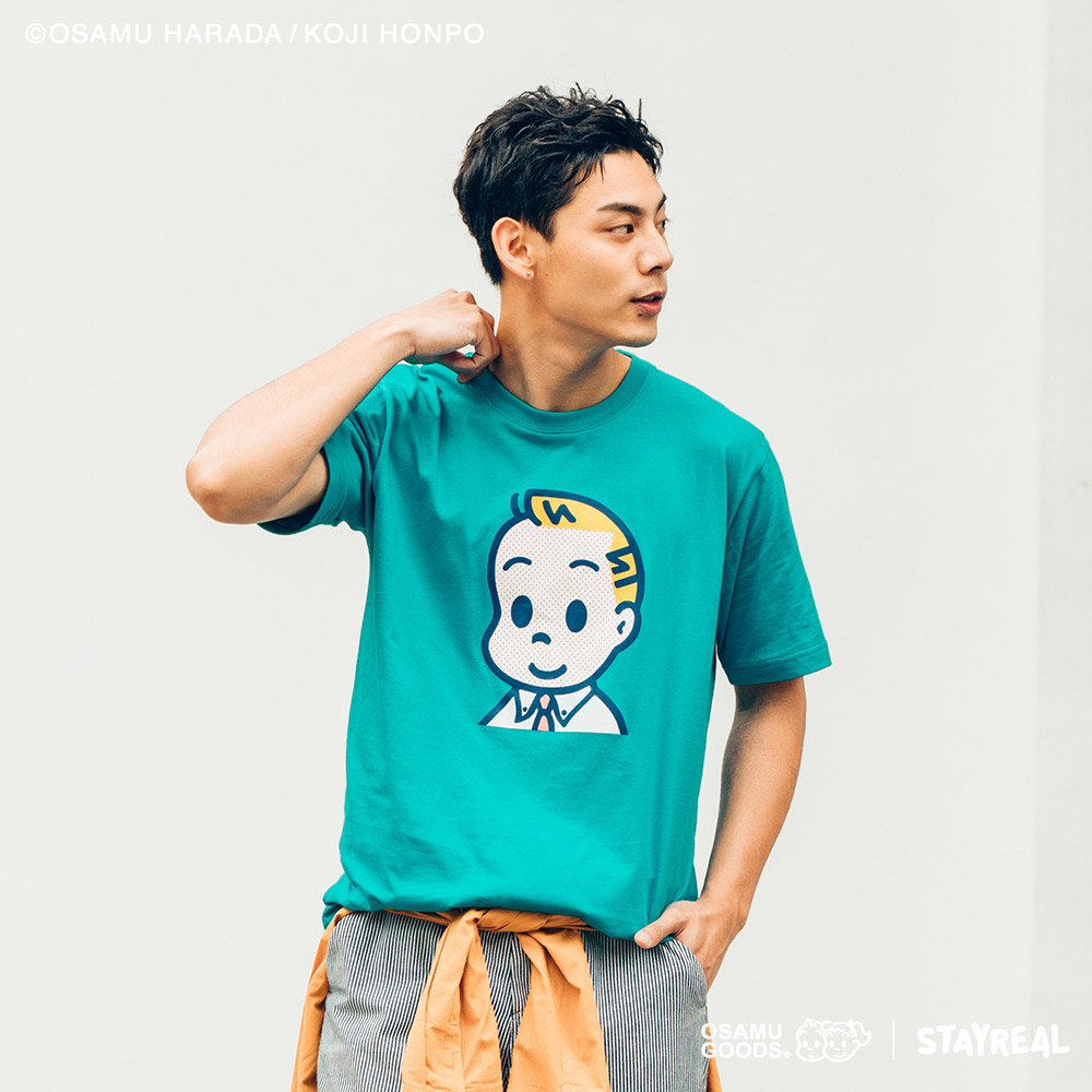 STAYREAL x OSAMU GOODS 原田治好心情多色T