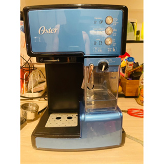 美國 Oster奶泡大師 義式咖啡機 PRO升級版】九成新，在家也可以很有儀式感，沖煮出屬於自己口味的咖啡。