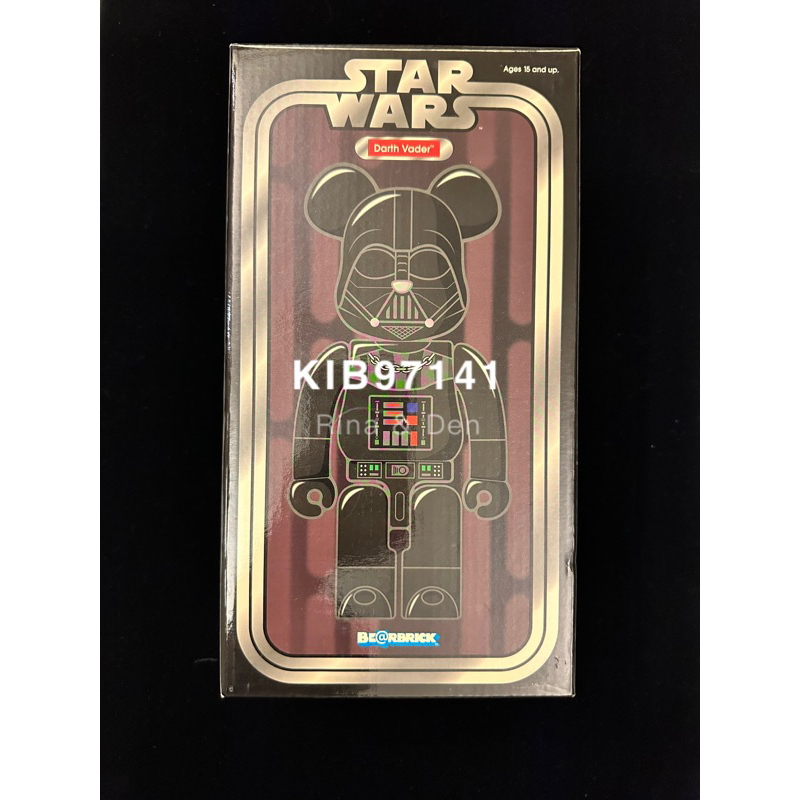 BE@RBRICK 庫柏力克熊 星際大戰 黑武士 STAR WARS Darth Vader 400%