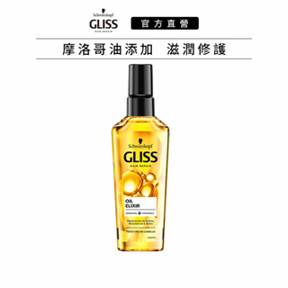 【Schwarzkopf 施華蔻】Gliss極致滋潤修護髮油75ml (多組任選)｜官方旗艦店