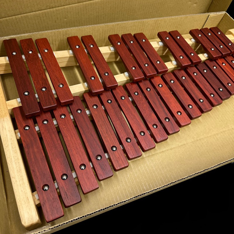 【筌曜樂器】全新 台灣製 32音 32鍵 桌上 木琴 含琴槌 音準夠 (可加購 琴腳架/ 琴袋厚袋/薄袋)