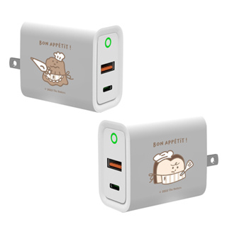 【TOYSELECT】The Butters 奶油烘焙師USB3.0+PD20W雙孔充電器