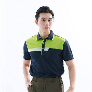 【遊遍天下】台灣現貨-男款抗UV吸濕排汗機能POLO衫 GS1035 / 丈青綠