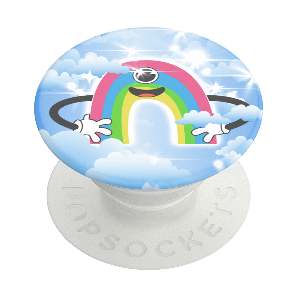 泡泡騷  PopSockets 可伸縮氣囊手機支架 快樂彩虹 HAPPY RAINBOW