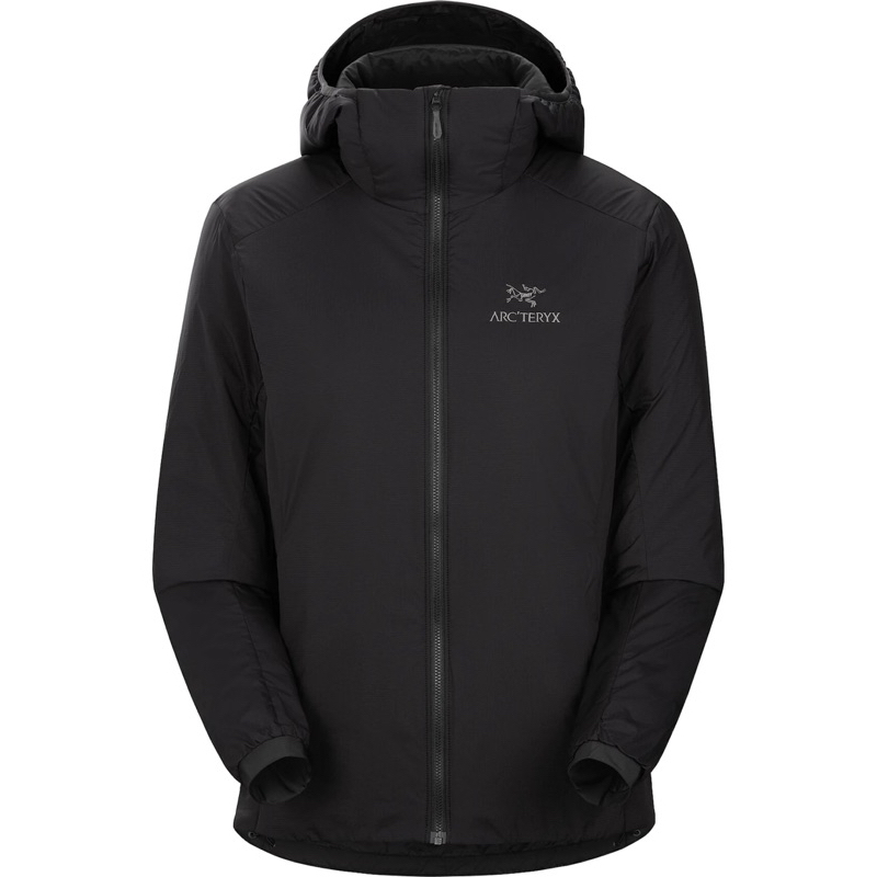 ARCTERYX 始祖鳥 女 Atom Hoody 化纖外套 黑色 黑寶石 LT改版 24年春夏