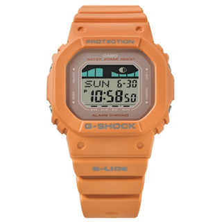 casio 卡西歐 g-shock 韓國團體 itzy衝浪運動 潮汐顯示 橘 glx-s5600-4_40.5mm