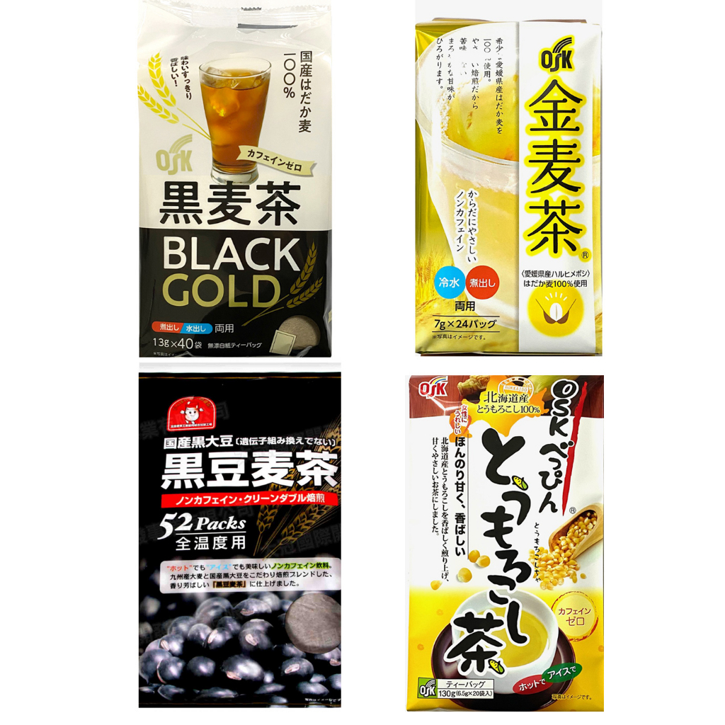 日本麥茶 伊福 黑豆麥茶 小谷穀物 OSK黑麥茶/玉米茶/金麥茶