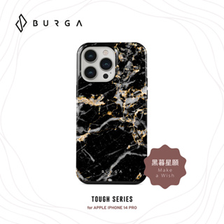 【BURGA】iPhone 14 系列Tough款防摔保護殼-黑暮星願 (手機殼)