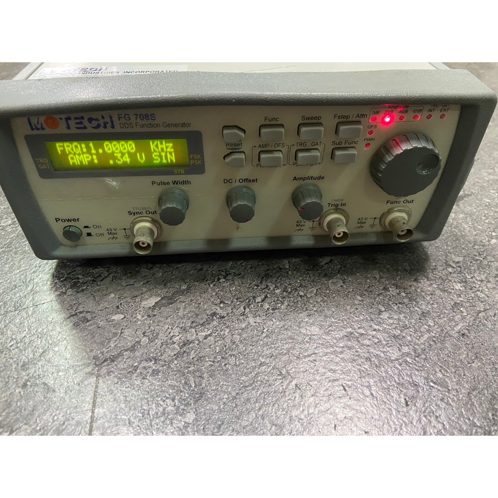 【幸福七號倉】二手MOTECH FG708S 8MHz 訊號產生器 波形產生器 信號產生器