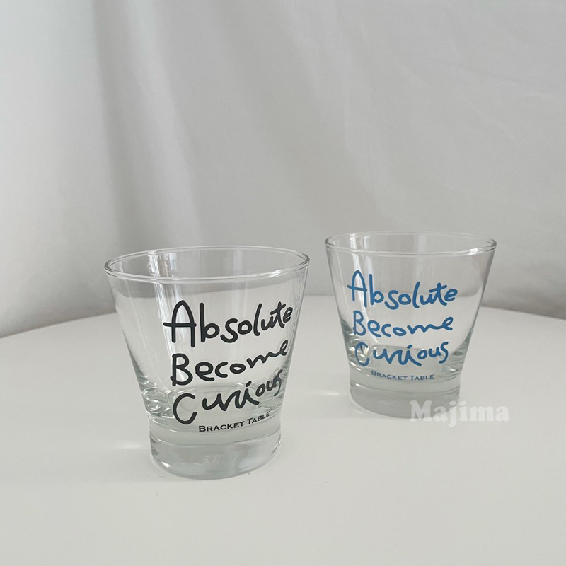 ｜ᴍᴀᴊɪᴍᴀ｜Bracket Table ABC Glass 玻璃杯 水杯 優格杯 冰淇淋杯