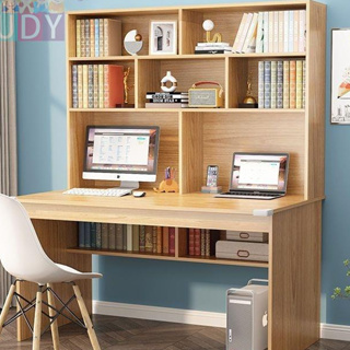 實木寫字桌學生書桌家用小戶型書柜兒童學習電腦桌書架雙人書桌 書桌 電腦桌 工作桌 抽屜書桌 書桌收納 寫字桌 辦公桌