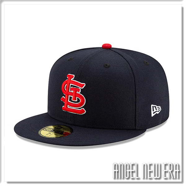 【ANGEL NEW ERA】NEW ERA MLB 聖路易 紅雀 59FIFTY 正式球員帽 通用 丈青色 棒球帽