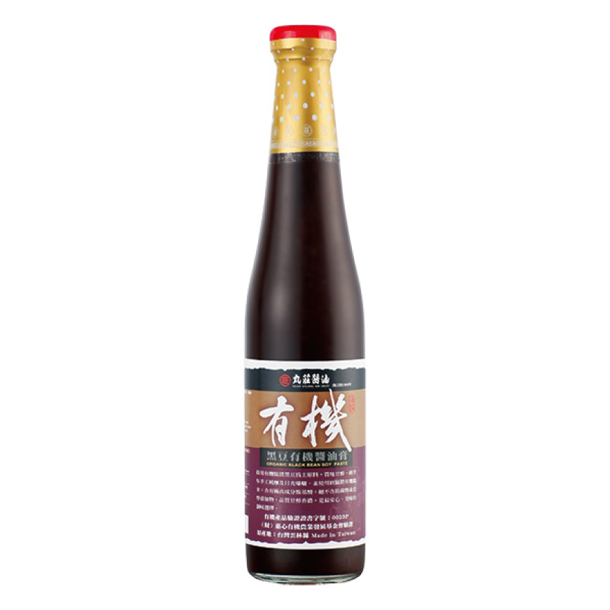 【丸莊】有機黑豆醬油膏(420ml/瓶)