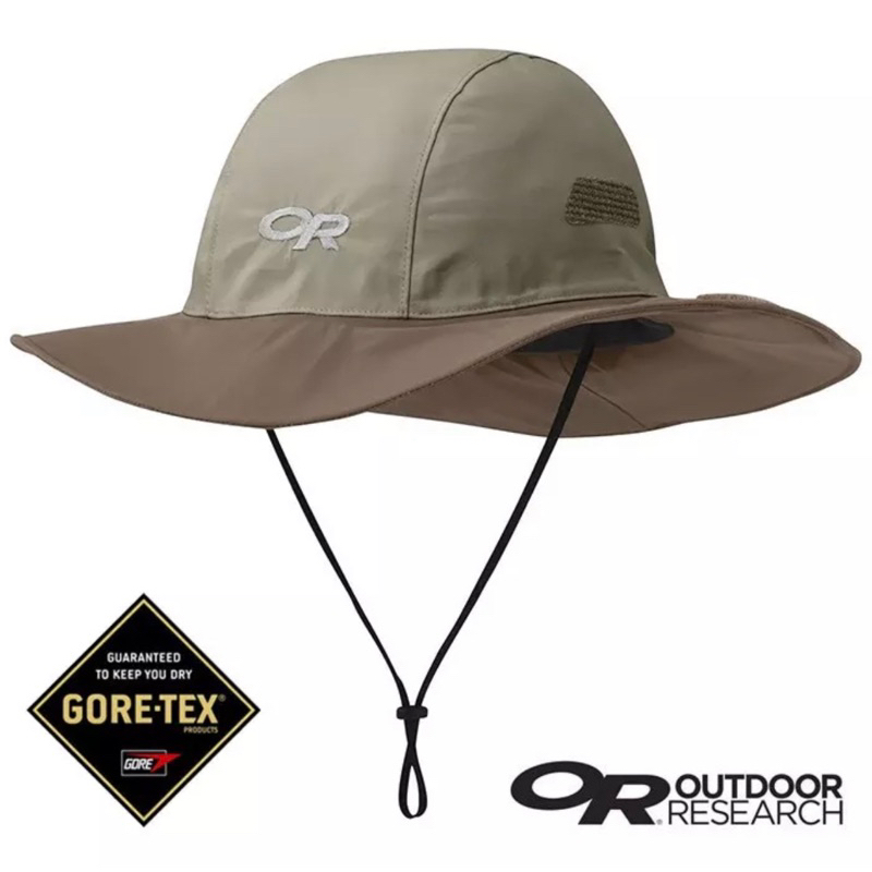 二手 【Outdoor Research】OR 卡其 GTX 大盤帽 Gore-tex 圓盤帽登山帽