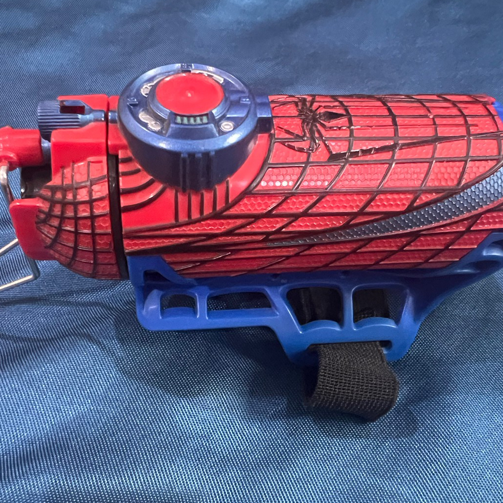 現貨 孩之寶 Hasbro 蜘蛛人 蛛絲發射器 水槍 塑膠 玩具 中古