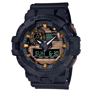 CASIO 卡西歐 G-SHOCK 新古典主義 時尚雙顯腕錶 GA-700RC-1A