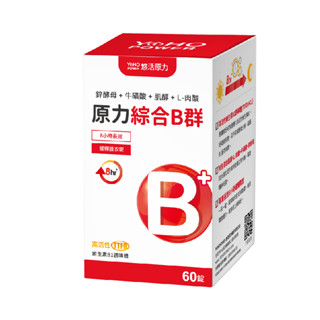 【悠活原力】綜合維生素B群 緩釋膜衣錠(60錠/盒)