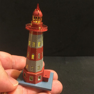 ◎MARS益智玩具◎燈塔--3D立體金屬拼圖-金屬模型-蝕刻片