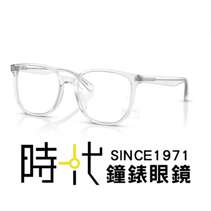 【RayBan 雷朋】光學鏡框 RX5411D 2001 54mm 多邊造型 橢圓框眼鏡 透明框 膠框眼鏡 台南 時代