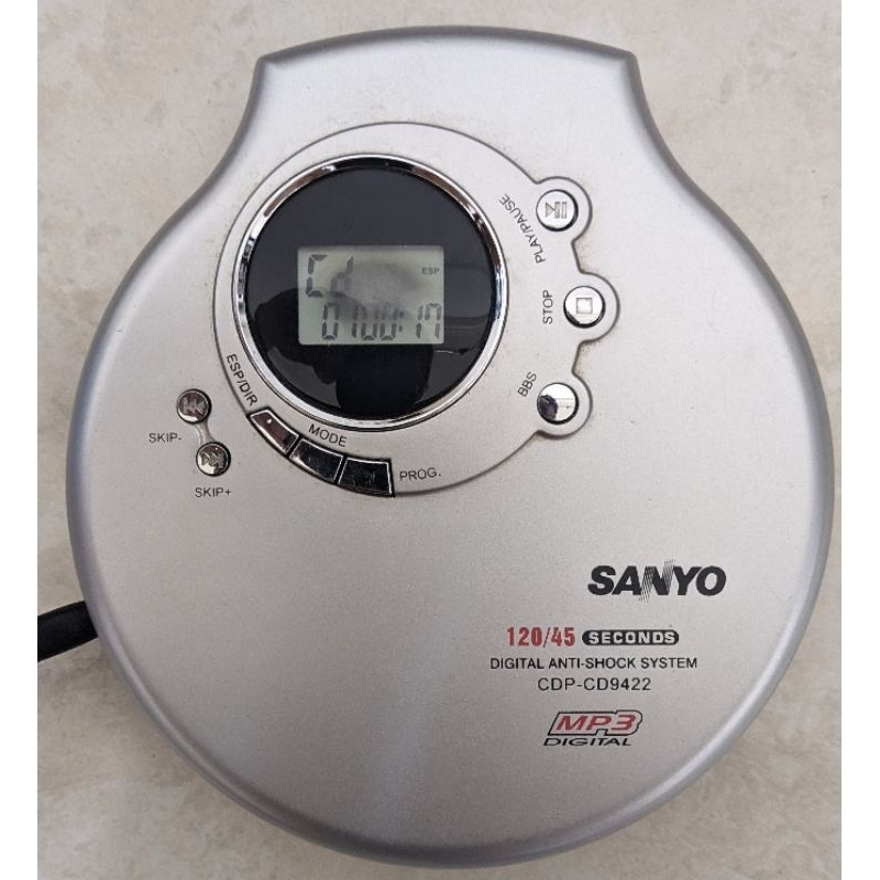 三洋 SANYO CD MP3 防震隨身聽