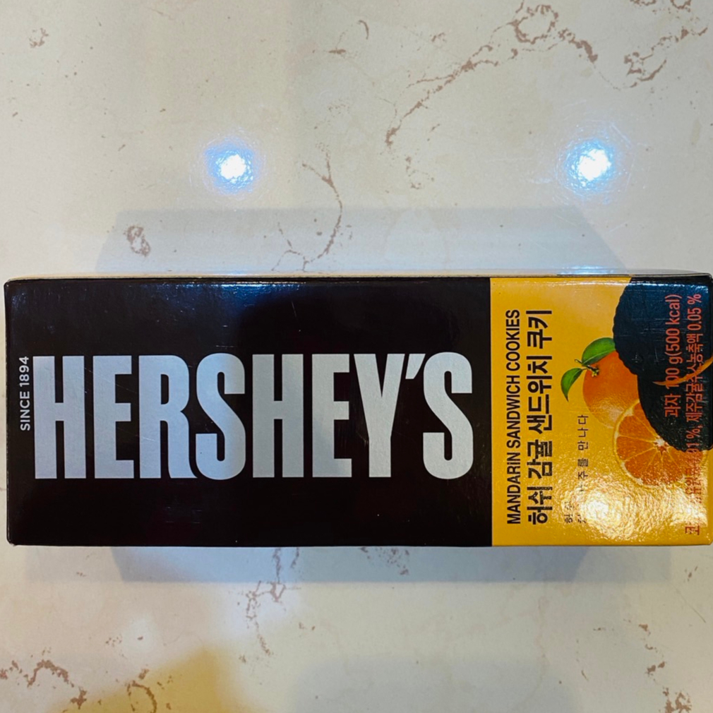【即期特價】韓國 Hershey’s JEJU 濟州島 柑橘口味巧克力夾心 100g 賞味期限 2023年 6月