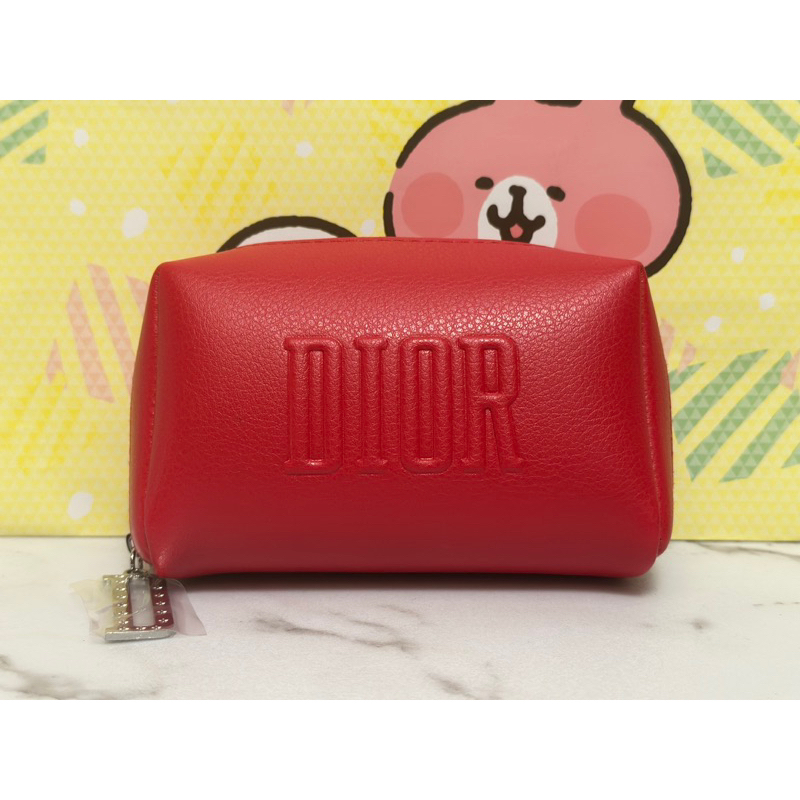 Dior紅色化妝包/贈品