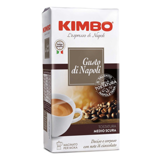 義大利KIMBO中重度烘培拿坡里咖啡粉250g克【家樂福】