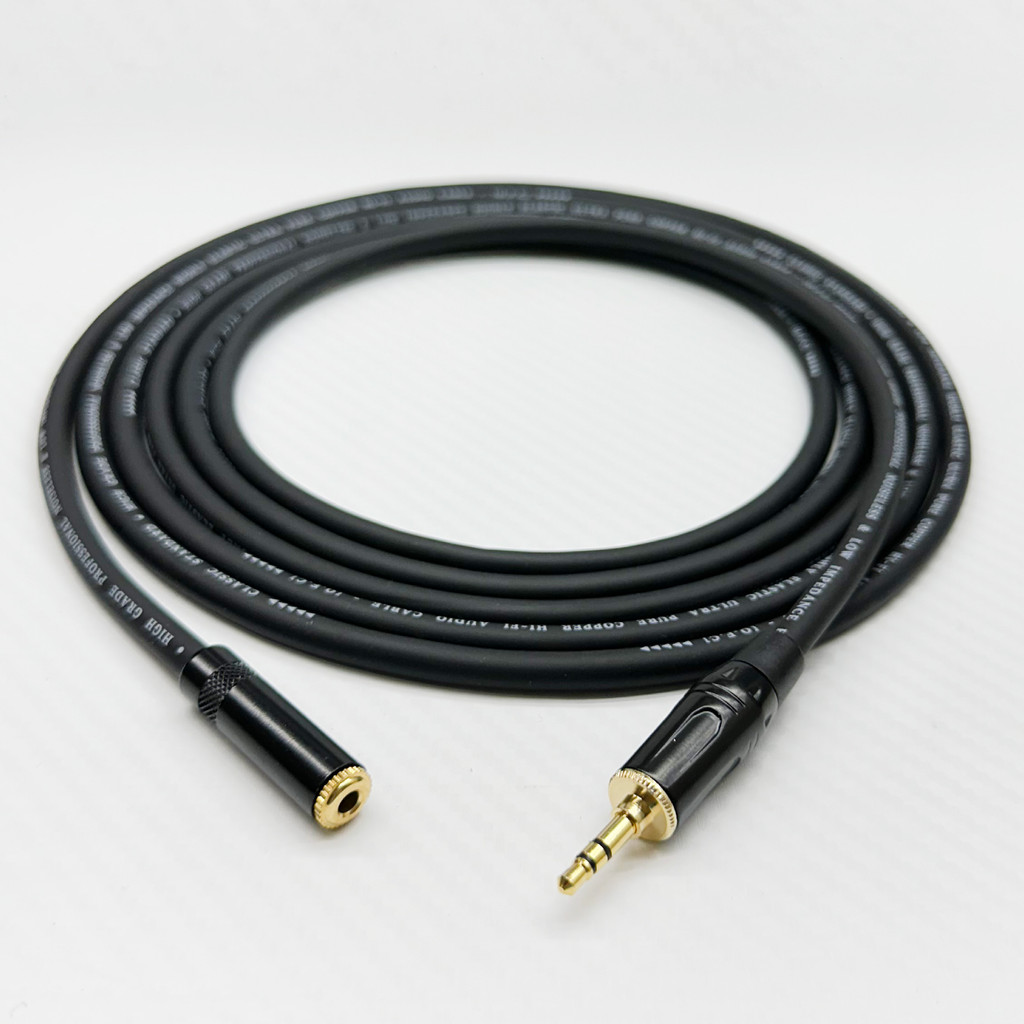 手工 純銅 耳機延長線 3.5母 3.5公對母 音源轉接頭 轉接線 耳機線 3.5mm AUX