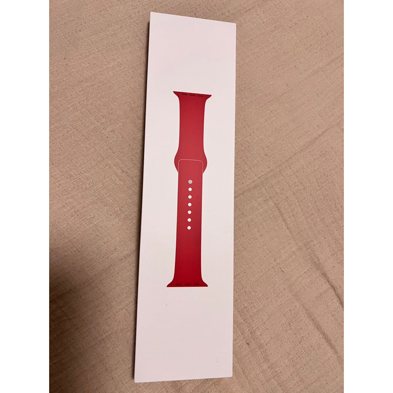 Apple Watch 公司貨45mm 運動型錶帶Red