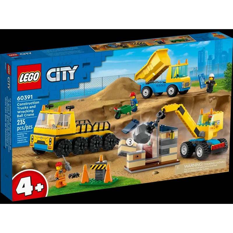 【周周GO】樂高 LEGO 60391 CITY 工程卡車和拆除起重機