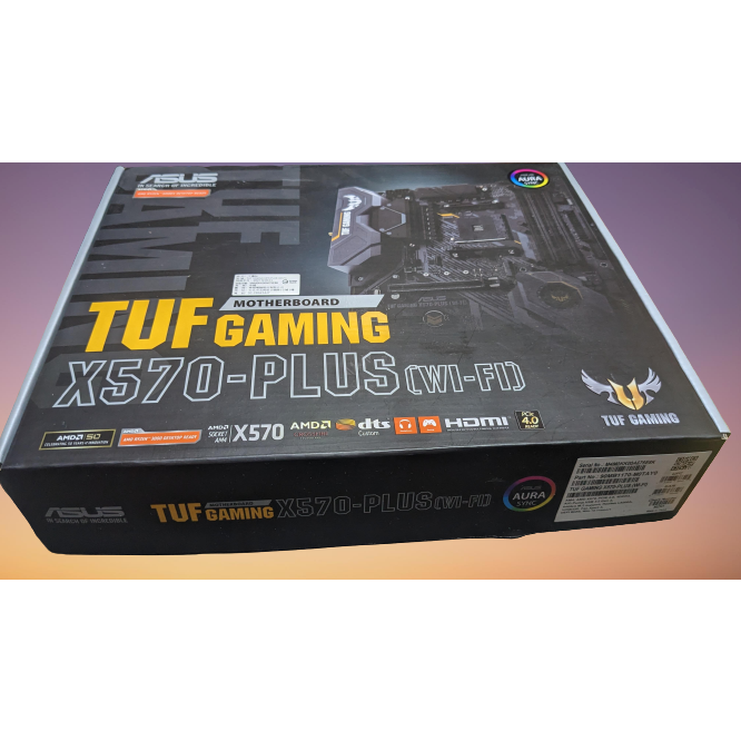 tuf gaming x570-plus (wi-fi)及AMD Ryzen 7 3800XT